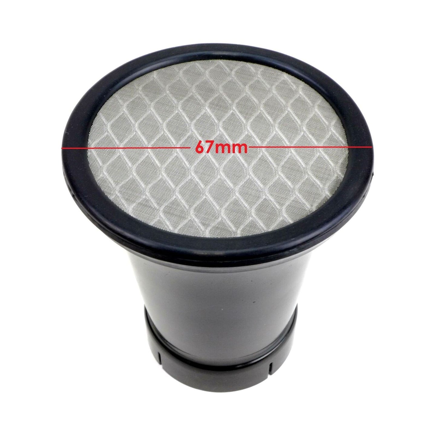 2FastMoto Black Aluminum Velocity Stack 50mm x 62mm Trumpet Style RY-VS50B_630045