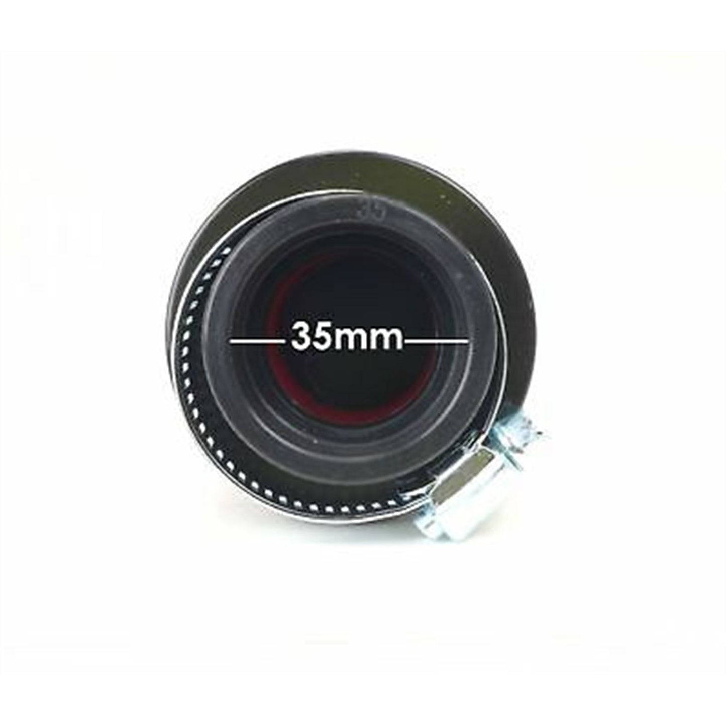 2FastMoto 35mm Small Pod Filter Round Tapered Black and Red 25-38019_629163