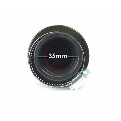 2FastMoto 35mm Small Pod Filter Round Tapered Black and Red 25-38019_629163