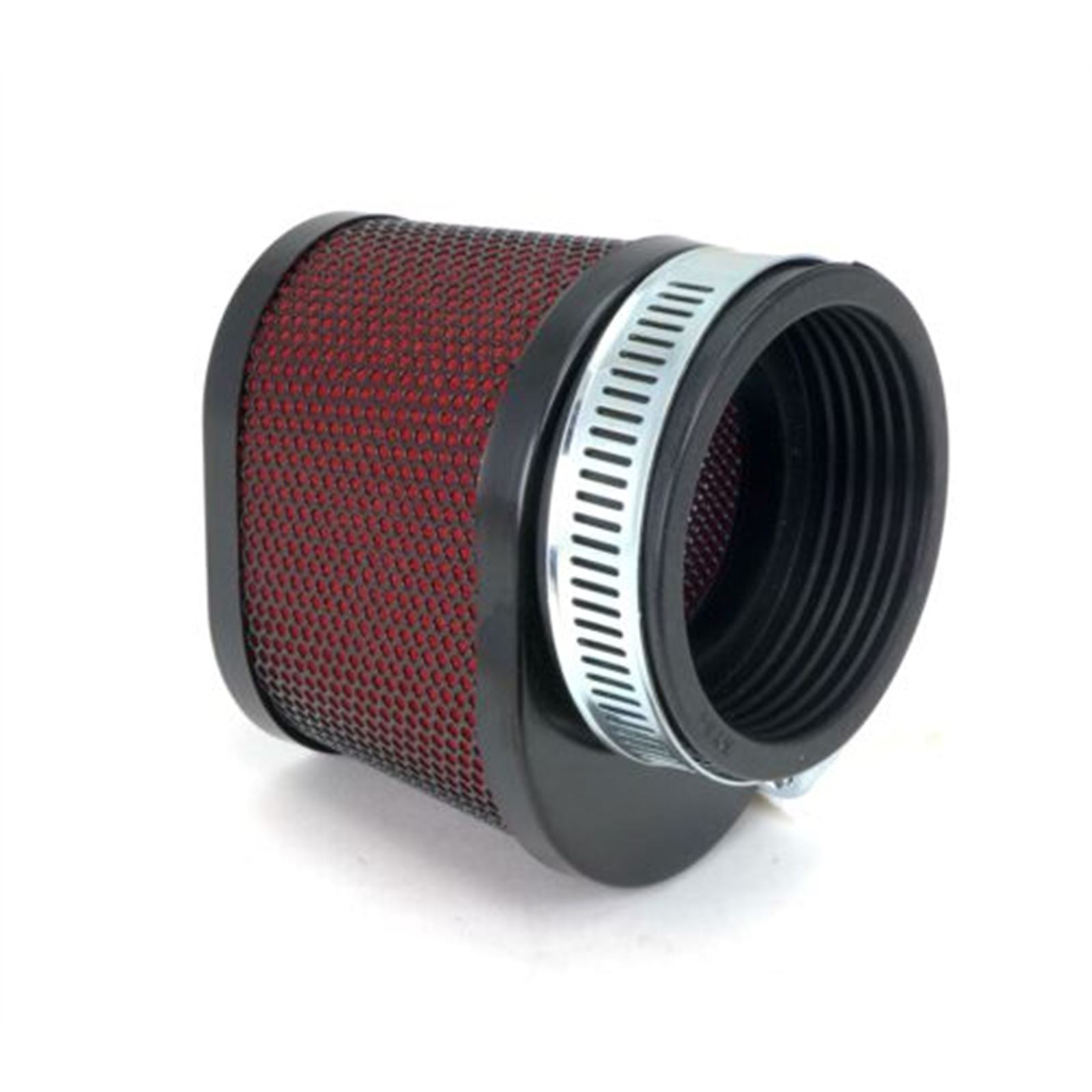2FastMoto Pod Air Filter 45mm Oval Black Body/Cap with Red Foam  25-38036_632725