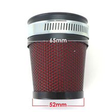 2FastMoto Pod Air Filter 45mm Oval Black Body/Cap with Red Foam  25-38036_632723