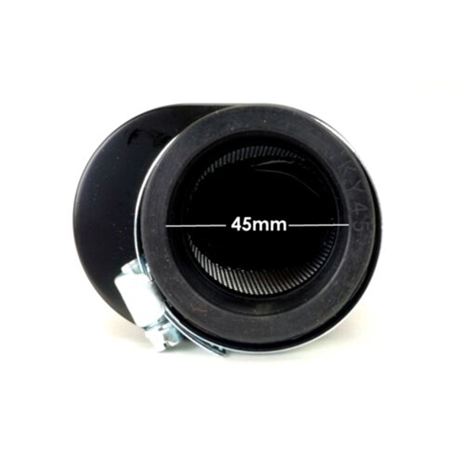 2FastMoto Pod Air Filter 45mm Oval Black Body/Cap with Red Foam  25-38036_632722