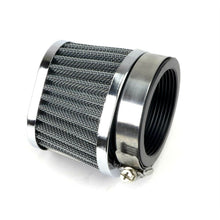 2FastMoto Chrome Steel Mesh Oval Power Pod Air Filter 52mm Clamp-On Offset Flange [MPN: 25-24186]_667670