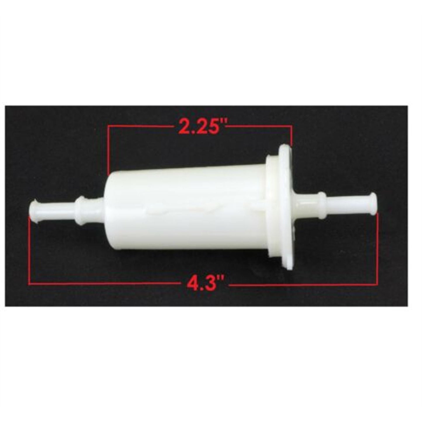 2FastMoto  In-Line Nylon Fuel Filter 4.3" Long for 3/16" or 1/4" Line  07-243-01 / 12-1148_629842