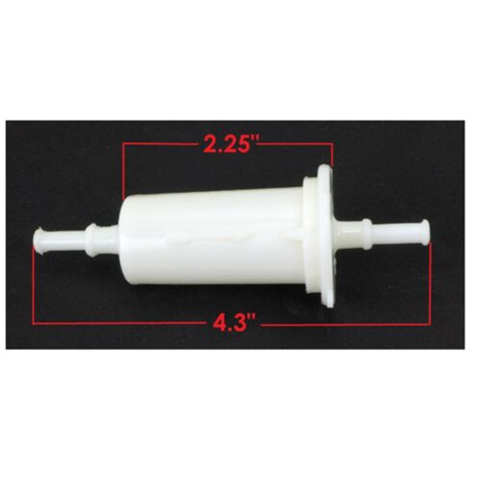 2FastMoto  In-Line Nylon Fuel Filter 4.3" Long for 3/16" or 1/4" Line  07-243-01 / 12-1148_629842