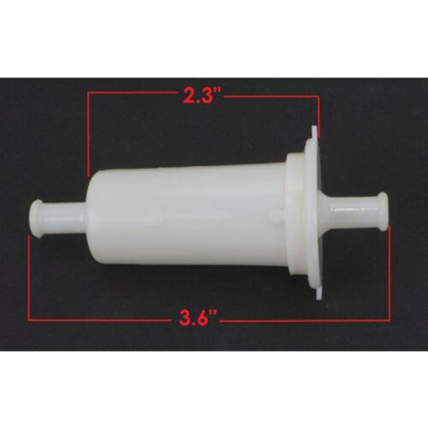 2FastMoto In-Line Fuel Filter - Nylon 3.6" Long for 5/16" Fuel Line  07-243-02_670476