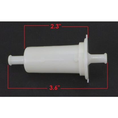 2FastMoto In-Line Fuel Filter - Nylon 3.6" Long for 5/16" Fuel Line  07-243-02_670476