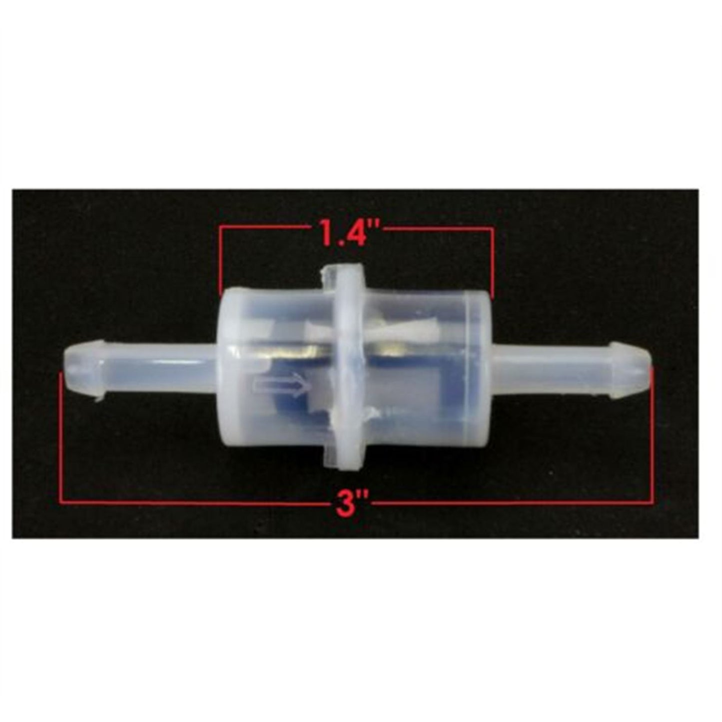 2FastMoto Walbro Style In-Line Fuel Filter High Flow 3/16" - 1/4" Line 0109-579_667713