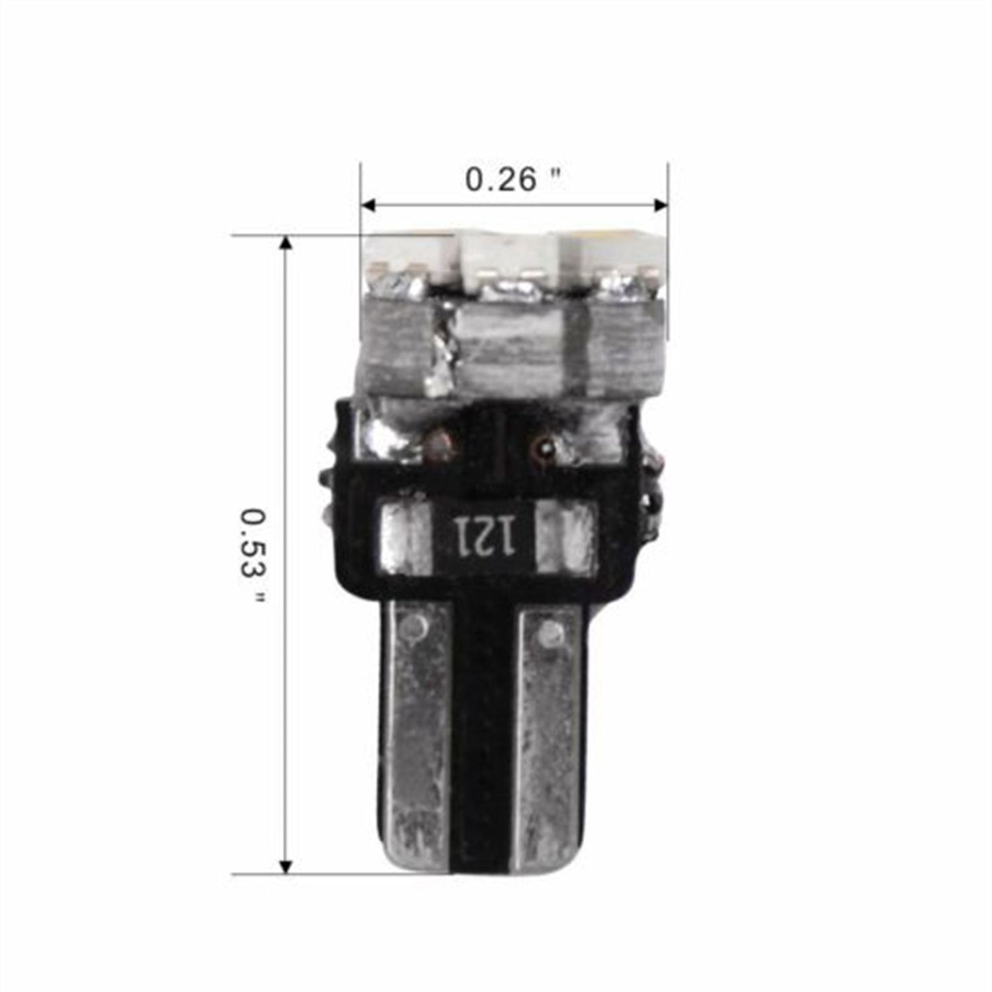 2FastMoto Speedometer/Tachometer 12 Volt 3-LED Instrument Bulb T5 Base Pure White 44-T5-3_631478