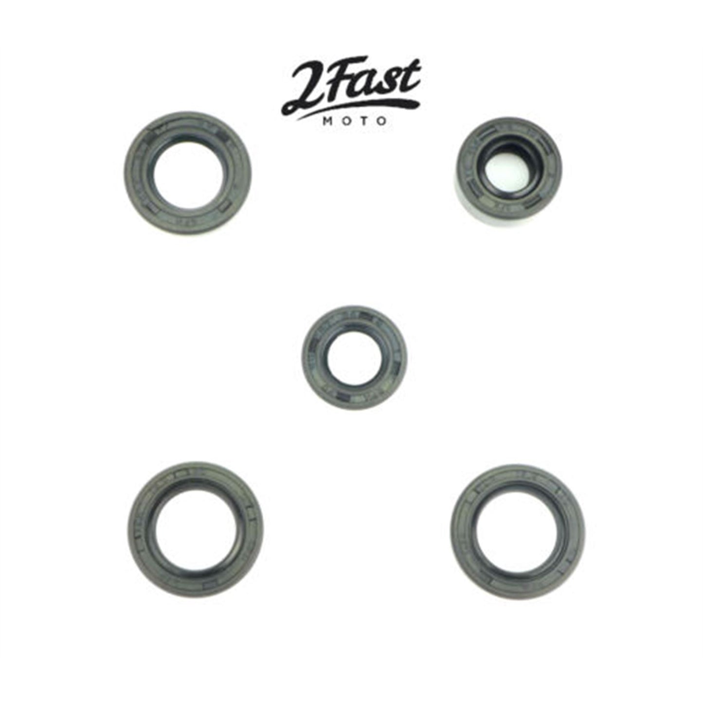 2FastMoto Engine Oil Seal Kit - 5-Pieces - Fits Honda ATC70 ATC70K0 22-60050_661791
