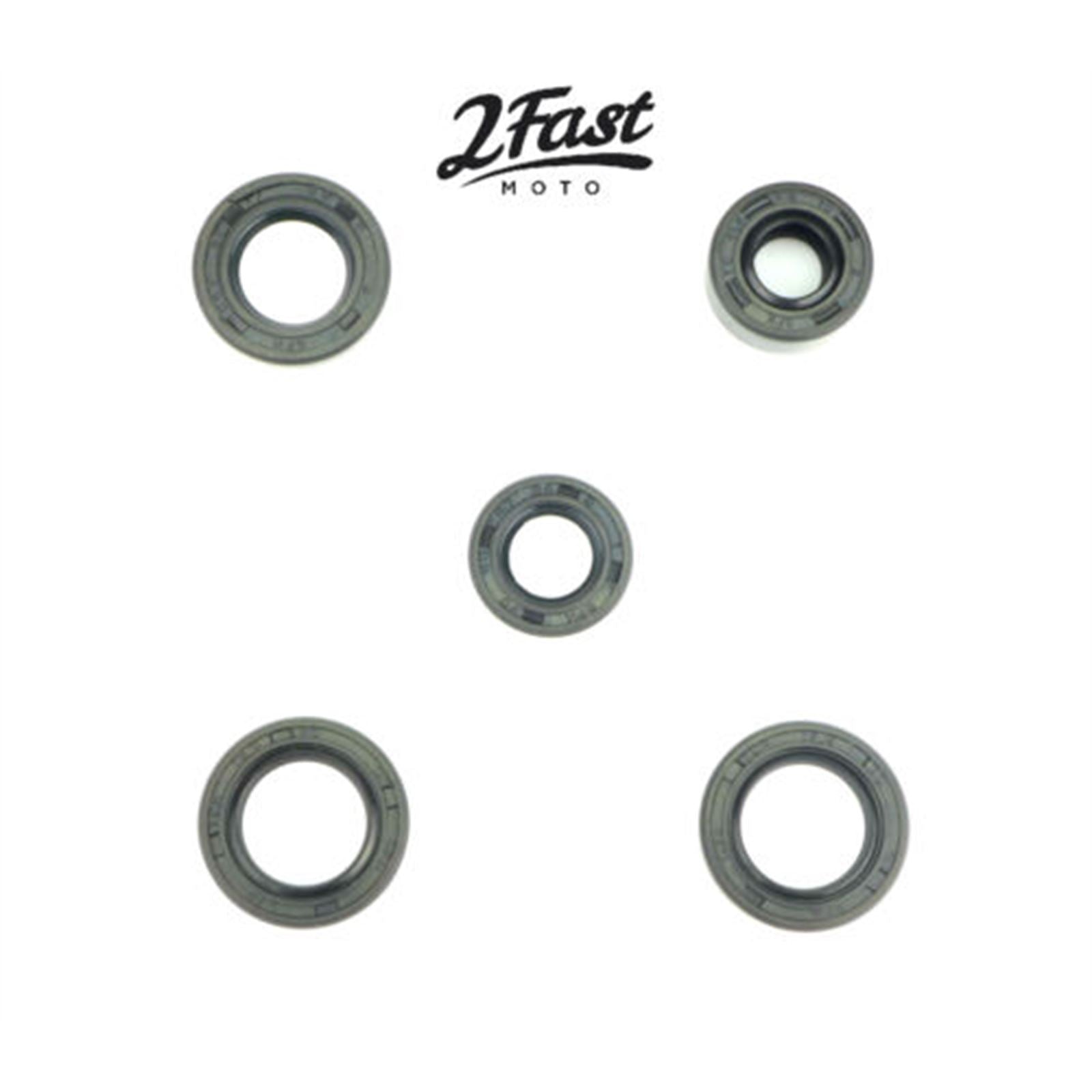 2FastMoto Engine Oil Seal Kit - 5-Pieces - Fits Honda ATC70 ATC70K0 22-60050_661791