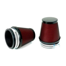 2FastMoto Pod Air Filters 54mm Round Tapered Black Body & Cap 2 Pack 25-38027x2_670565