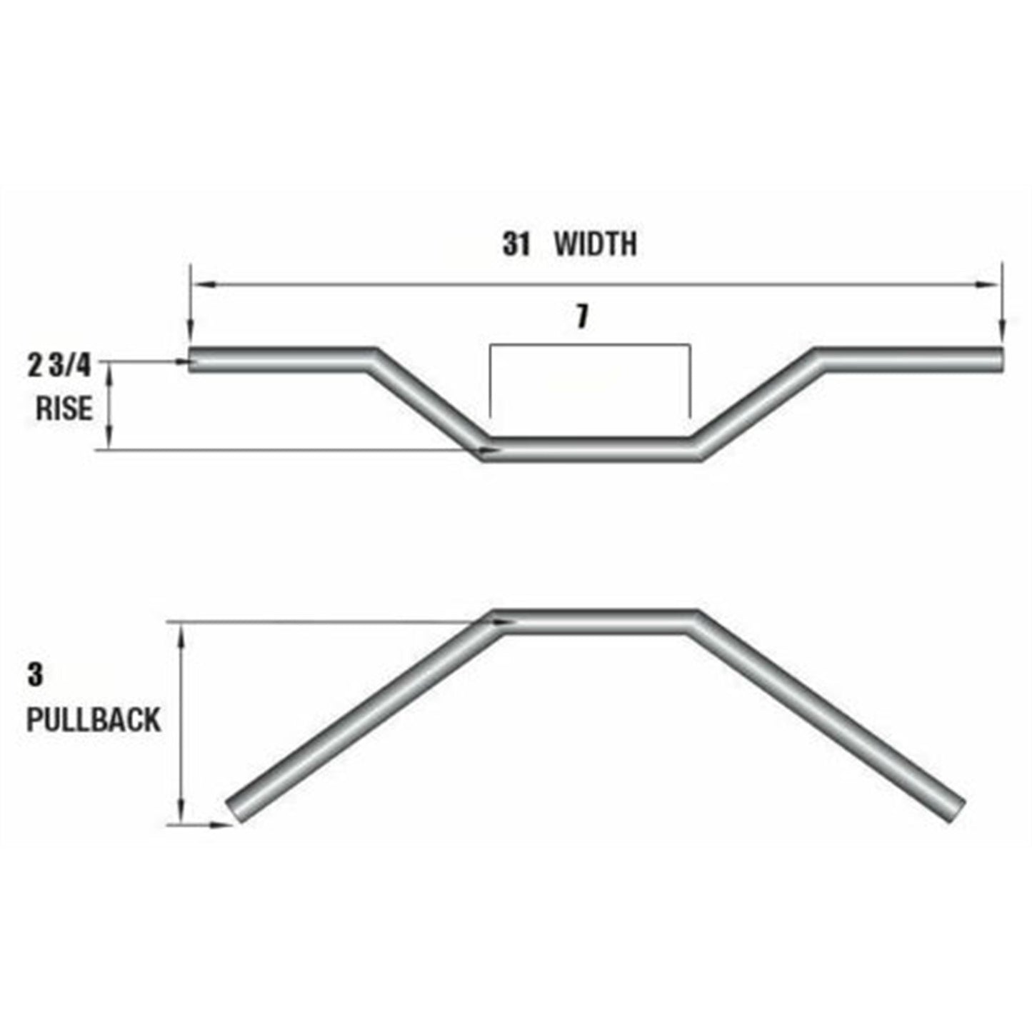 2FastMoto CR Style 7/8" Handlebar Black Dirt Bike Motocross Bars  23-92461_635318