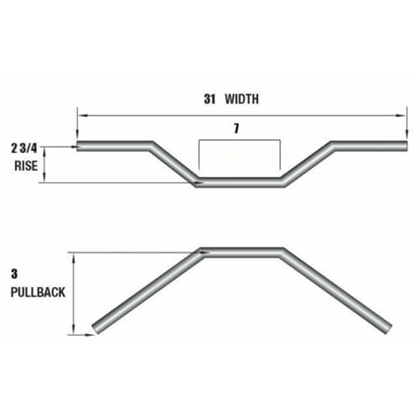 2FastMoto CR Style 7/8" Handlebar Black Dirt Bike Motocross Bars  23-92461_635318