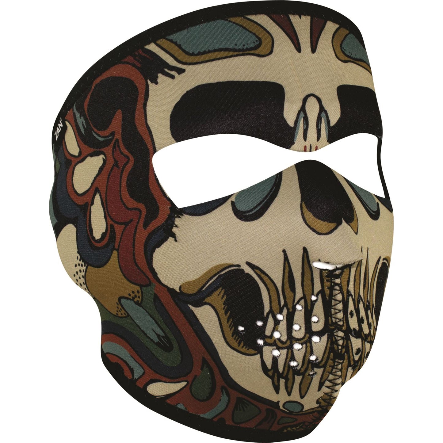 Zan Neoprene Full Face Psychedelic Skull [MPN: WNFM179]_39819