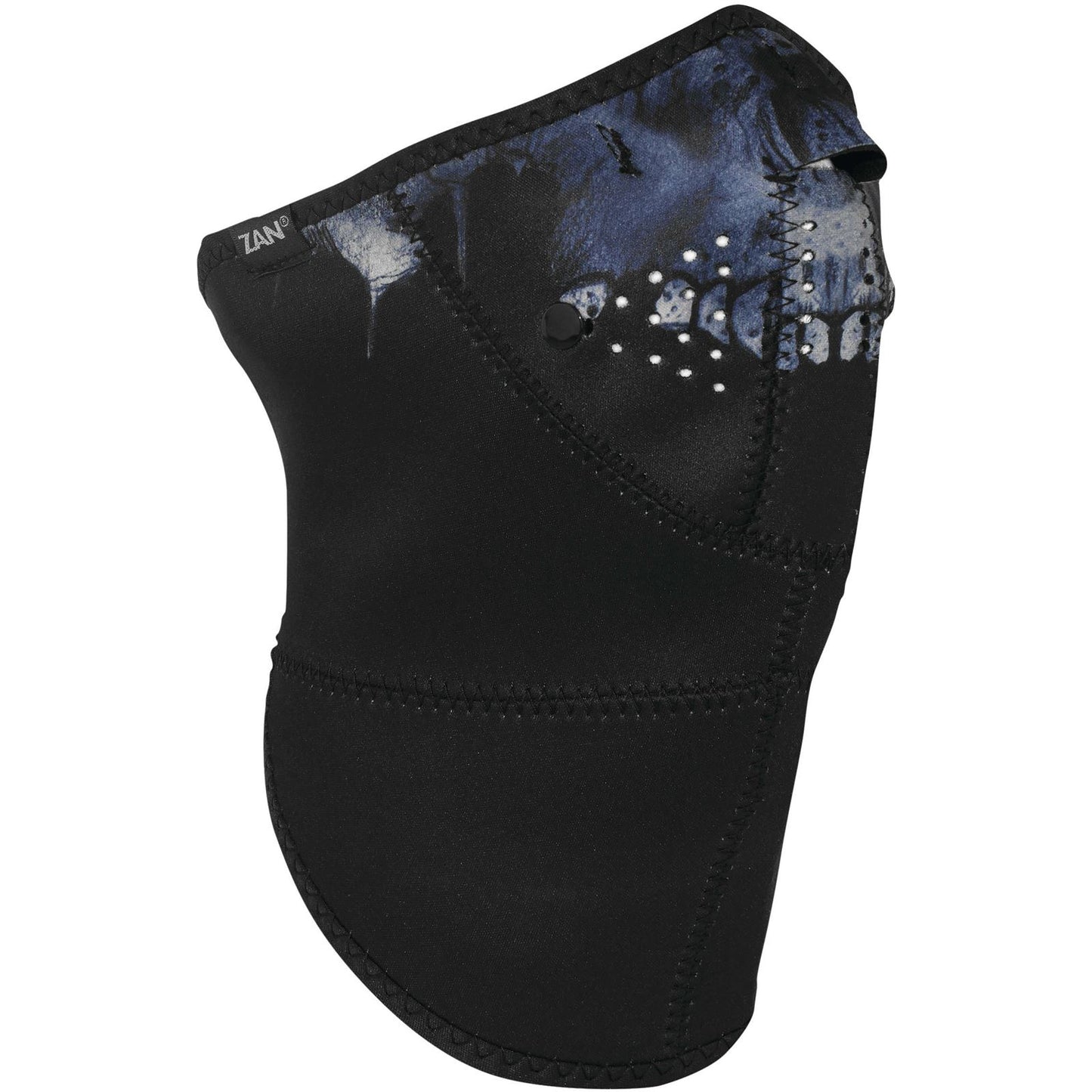 Zan Neo-X Half Mask with  Bamboo Filter Midnight Skull [MPN: WNX417H3]_39929