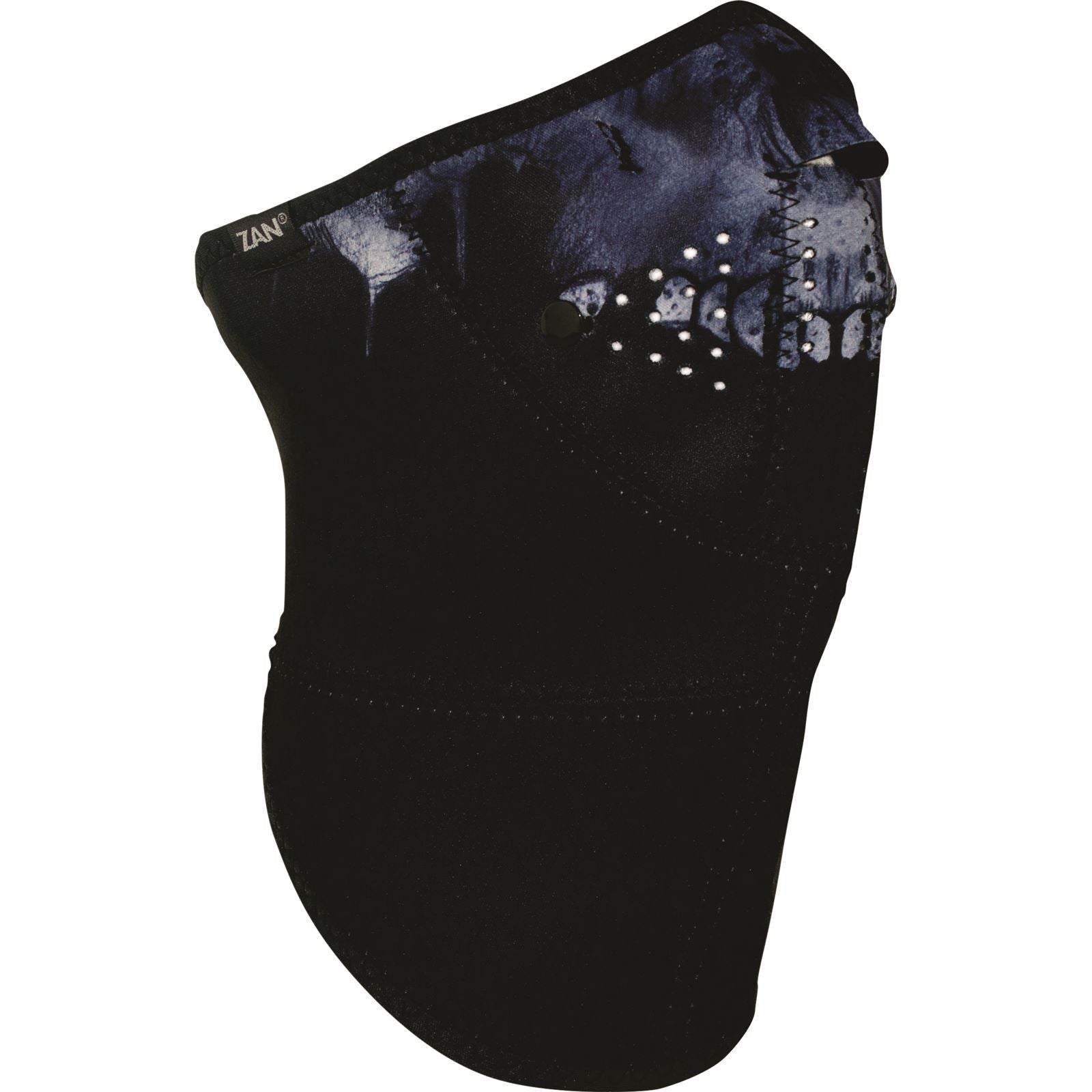 Zan Neo-X Half Mask with  Bamboo Filter Midnight Skull [MPN: WNX417H3]_39930