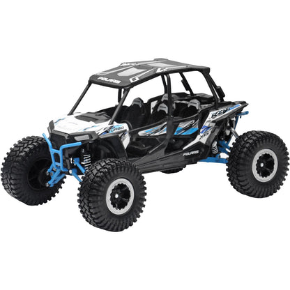New-Ray Toys Replica 1:18 UTV Polaris RZR 4 Turbo XP Rock Crawler White Lightning 57976A_39994