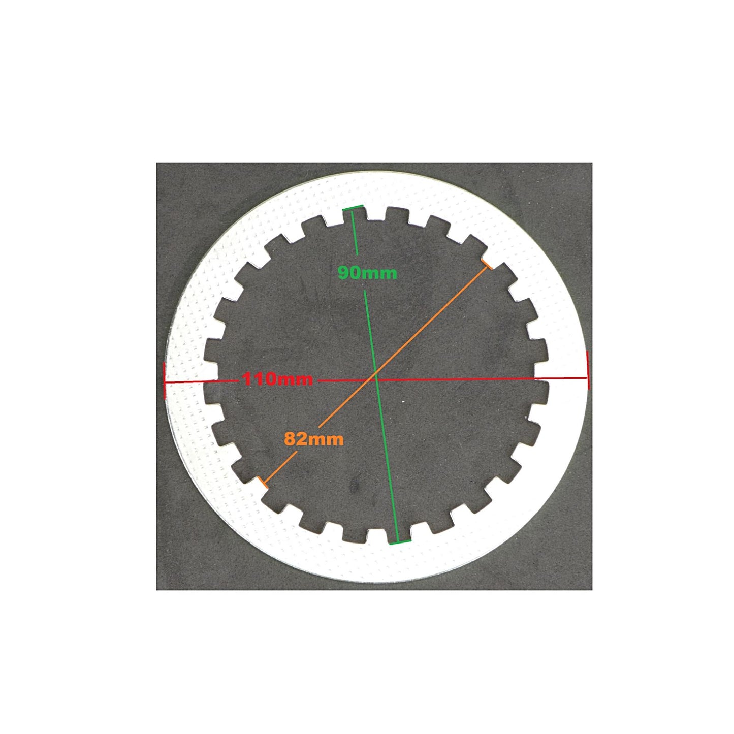 2FastMoto Steel Clutch Plate - 2/Pack for Honda Motorcycle, ATV, Dirtbike [MPN: 22311-107-000]_659548