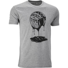 Highway 21 Blood Type Tee Heather Small #5817 489-1926~2_41883