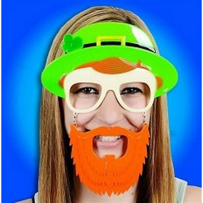 Sun-Stache St Patricks Day Leprechaun Mask Mens Womens ASO Shark Tank [MPN: DZSG1883]_626026