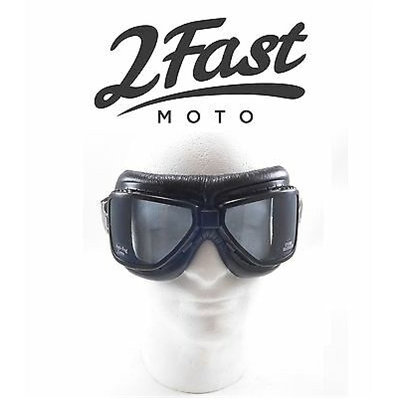 2FastMoto Roadhawk Goggles Scooter, Moped, Motorcycle, Dirtbike, ATV, UTV 76-50110_651204