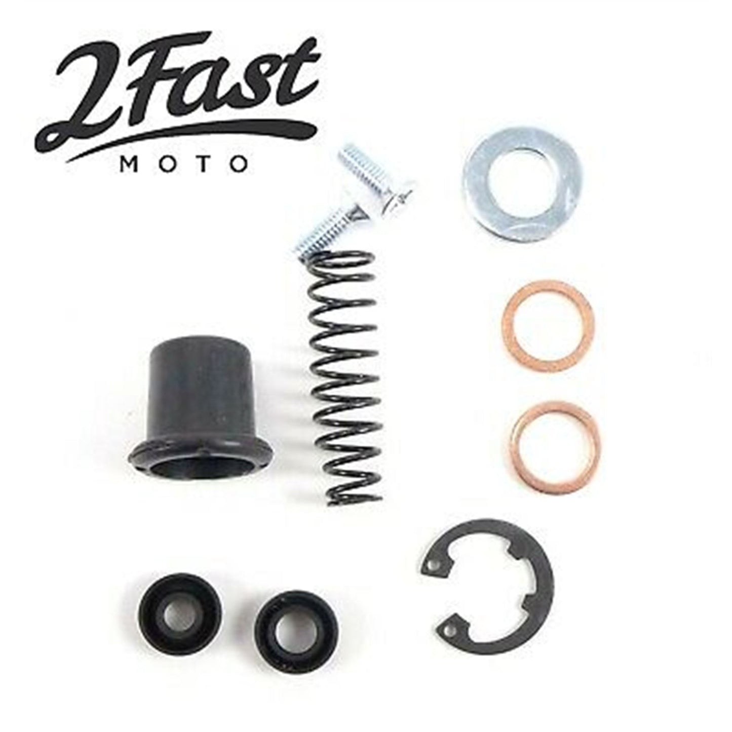 2FastMoto Front Brake Master Cylinder Rebuild Kit for Honda Kawasaki Suzuki Yamaha 18-1001_654481