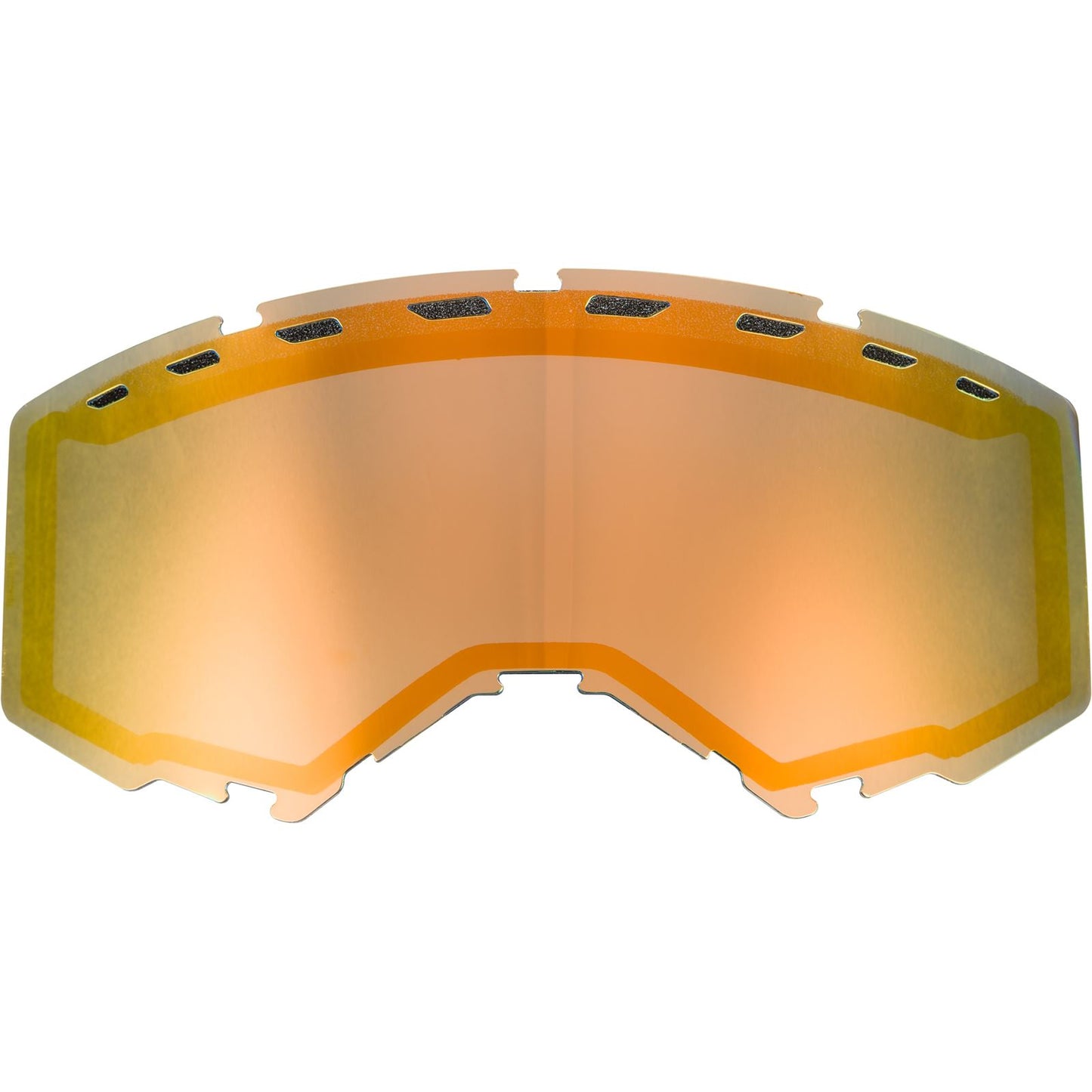 Fly Racing Dual Lens With Vents Adult Orange Mirror/Small Smoke  37-5454_43315