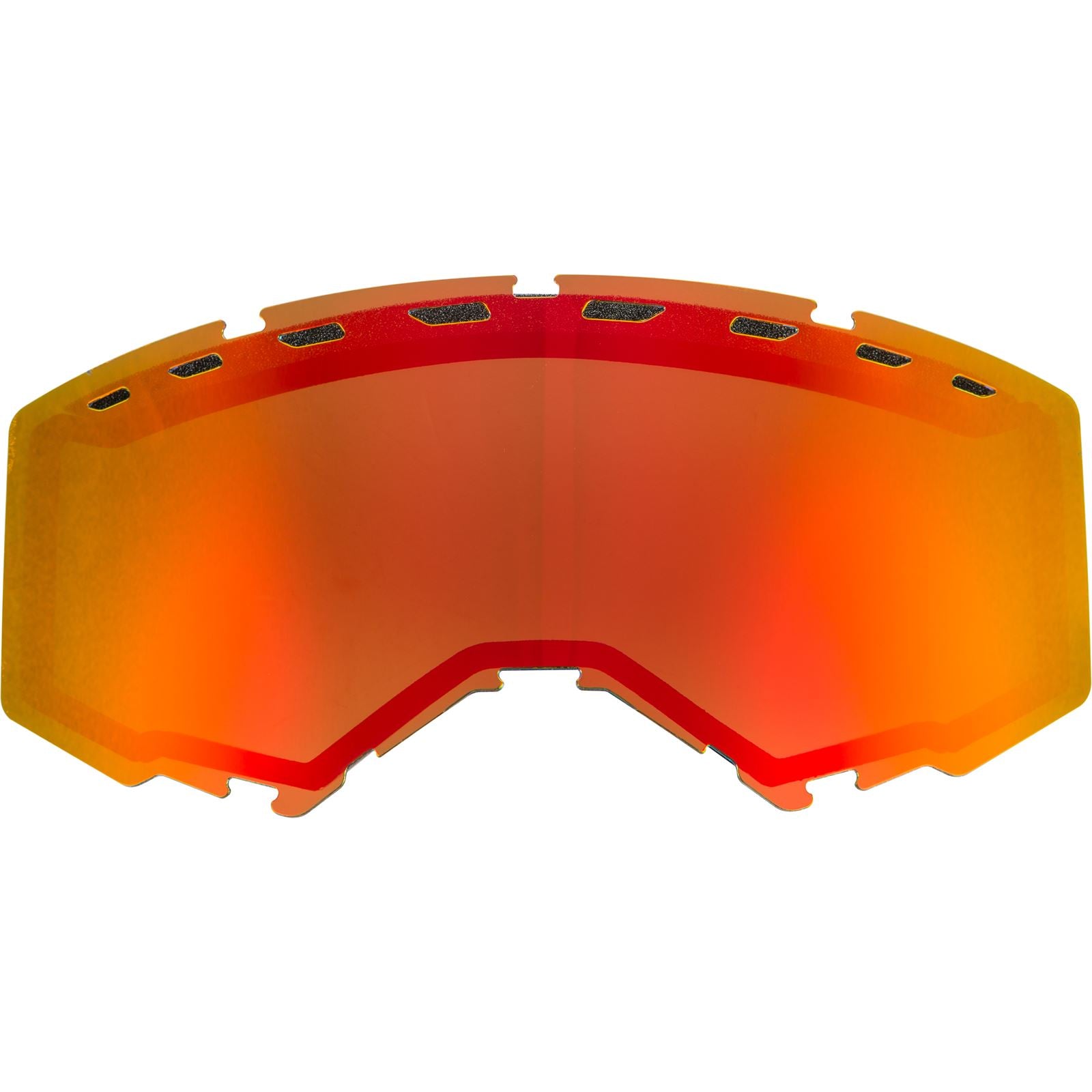 Fly Racing Dual Lens With Vents Adult Red Mirror/Brown 37-5456_43317
