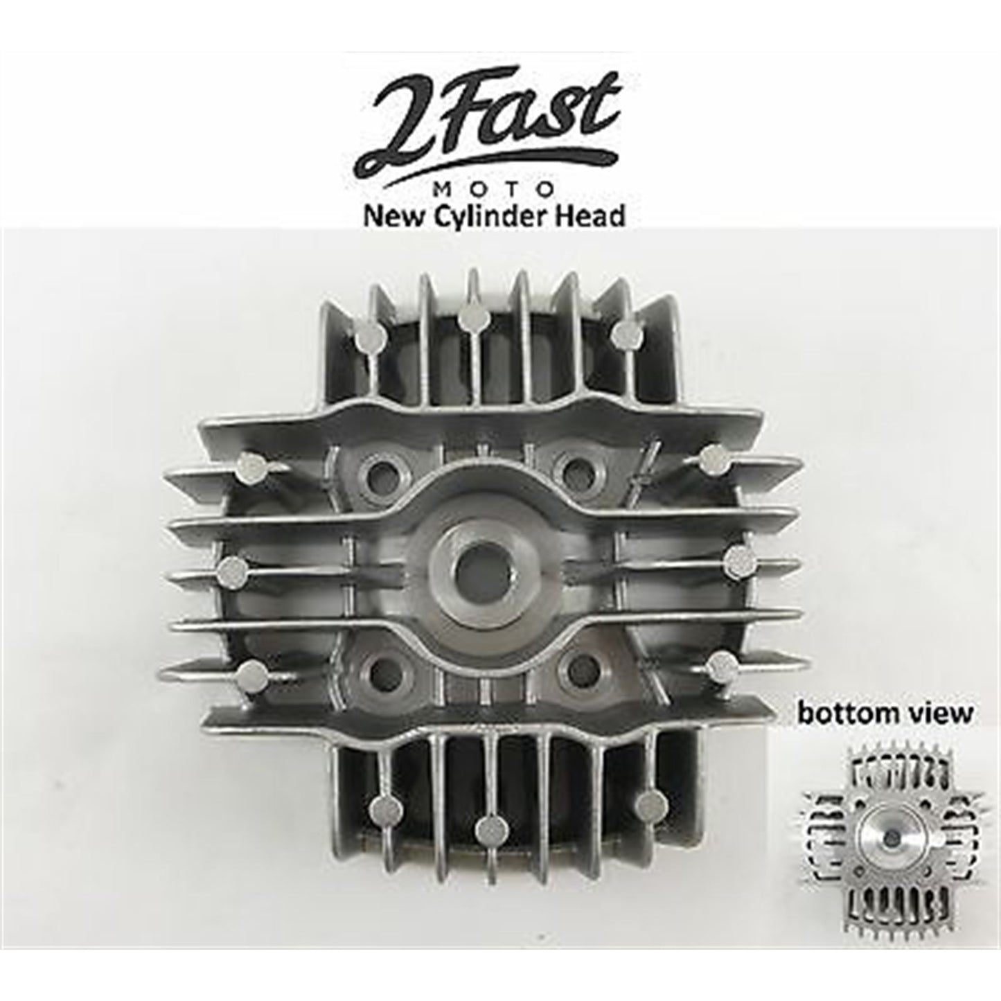 2FastMoto 38mm Cylinder Head 50cc - Puch Maxi Sport Luxe, Newport E50, Magnum MK 905-638_636019