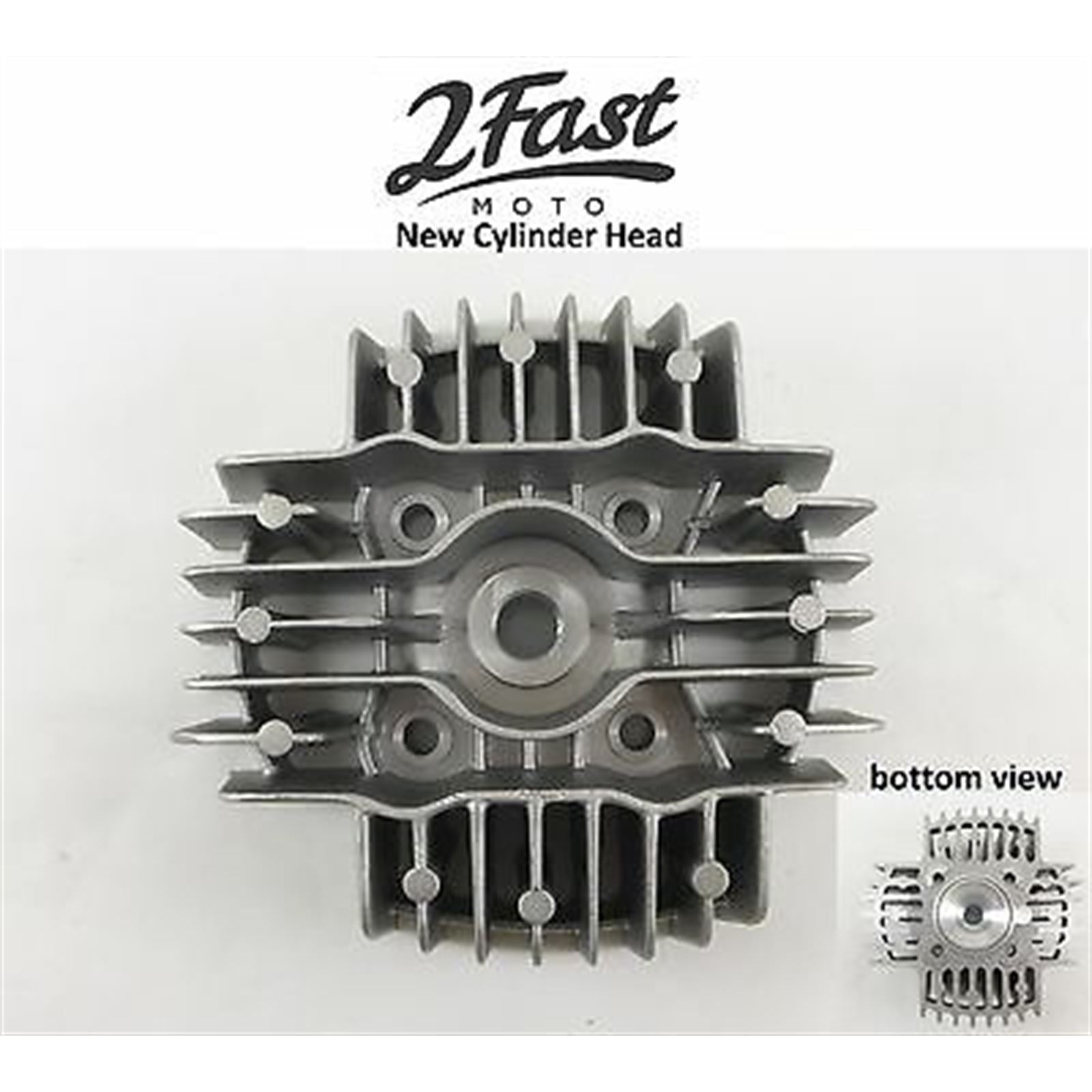 2FastMoto 38mm Cylinder Head 50cc - Puch Maxi Sport Luxe, Newport E50, Magnum MK 905-638_636019