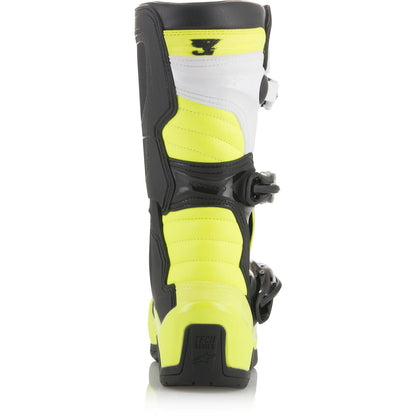 Alpinestars Tech 3S Boots - Black/White/Yellow_43718