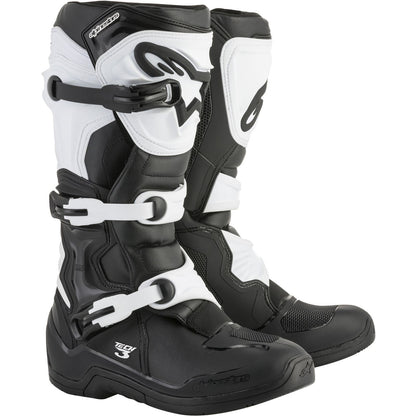 Alpinestars Tech 3 Boots Black/White Size 11 [MPN: 2013018-12-11]_43898
