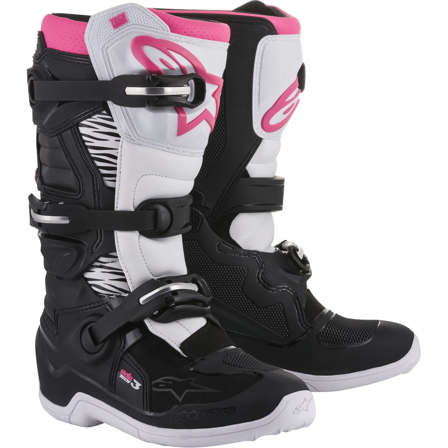 Alpinestars Tech 3 Stella Boots Black/White/Pink_43930