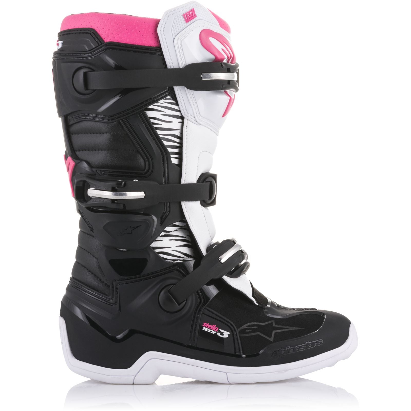 Alpinestars Tech 3 Stella Boots Black/White/Pink_43933