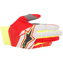 Alpinestars Aviator Gloves - Red/White/Yellow - 2XL 3560318-305-xxl_44790