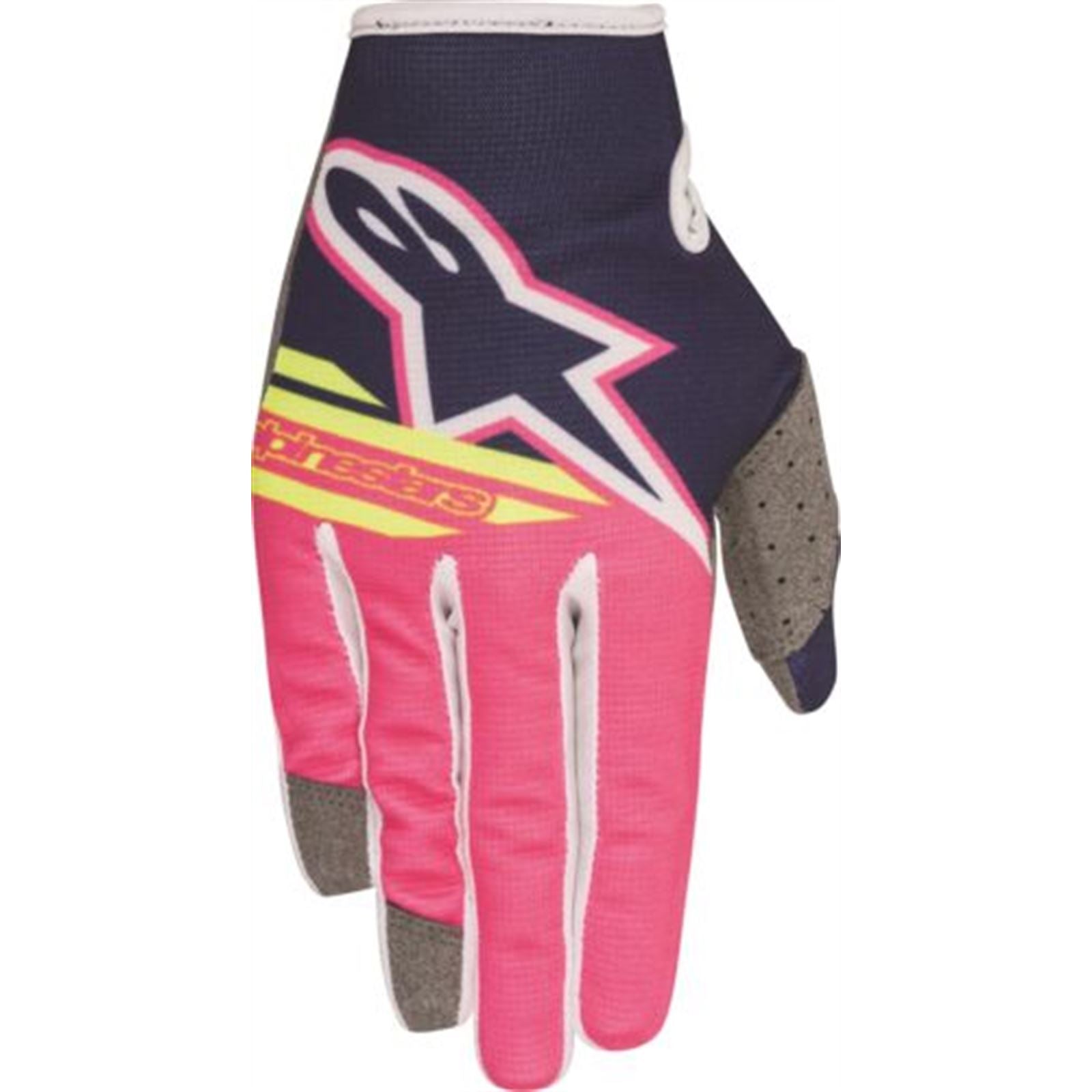 Alpinestars Youth Radar Flight Gloves Blue/Pink/White_661838