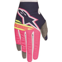 Alpinestars Youth Radar Flight Gloves Blue/Pink/White_661838