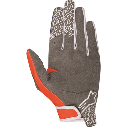 Alpinestars Radar Flight Gloves Orange/Blue/White - 3XS 3541818-473-3xs_44995