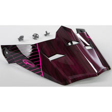 GMax Visor with Screws Colfax MX-46 Black/Hi-Vis Pink Medium-- X-Large   G046882_46414