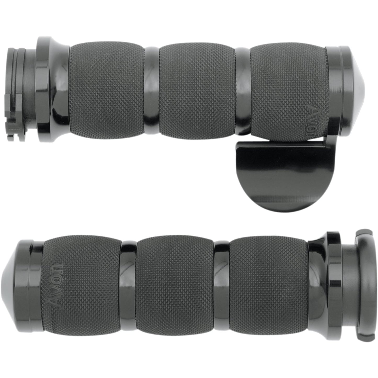 Avon Grips Air Cushioned Grips with Cable Throttle Super Sport Black AIR-90-ANO-BOSS_347568
