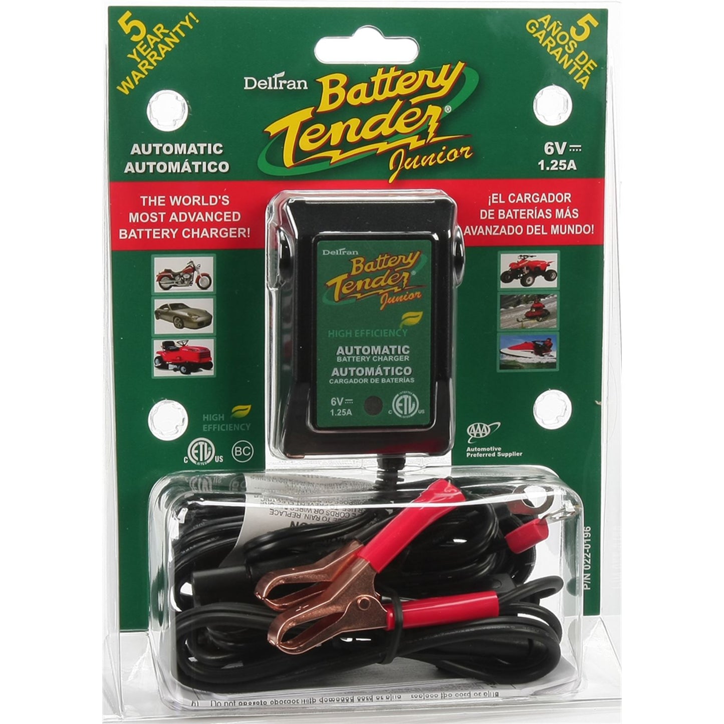 Battery Tender Junior 1.25  Amp 6-Volt Charger [MPN: 022-0196]_47563