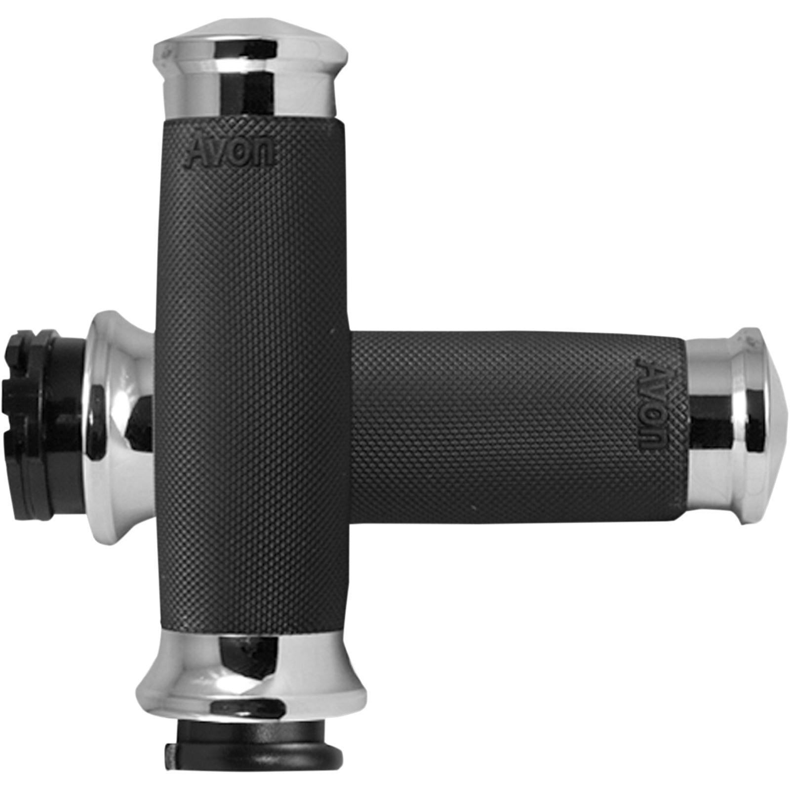 Avon Grips Custom Contour Grips with Cable Throttle Chrome CC-85-CH_347611