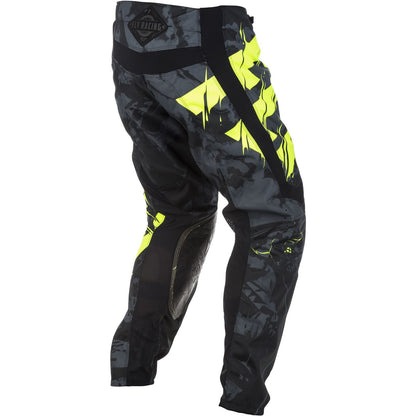 Fly Racing FLY MX Kinetic Outlaw Pants Black/Hi-Vis Waist 20 inches CLOSEOUT 371-53020_1151907