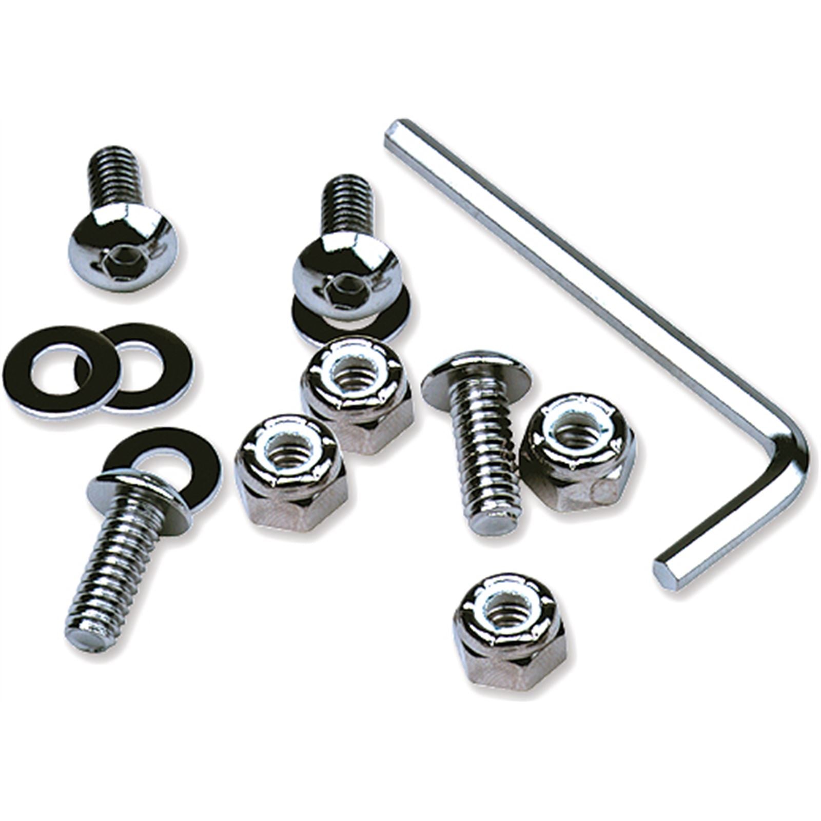 Motion Pro Chrome License Plate Frame Hardware 33-1000_49357