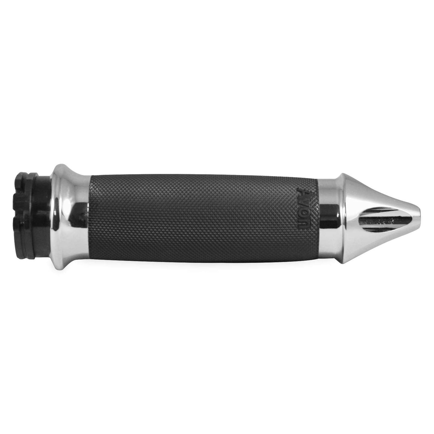 Avon Grips Custom Contour Grips Spike with Cable Throttle Chrome CC-85-CH-SPIKE_49761
