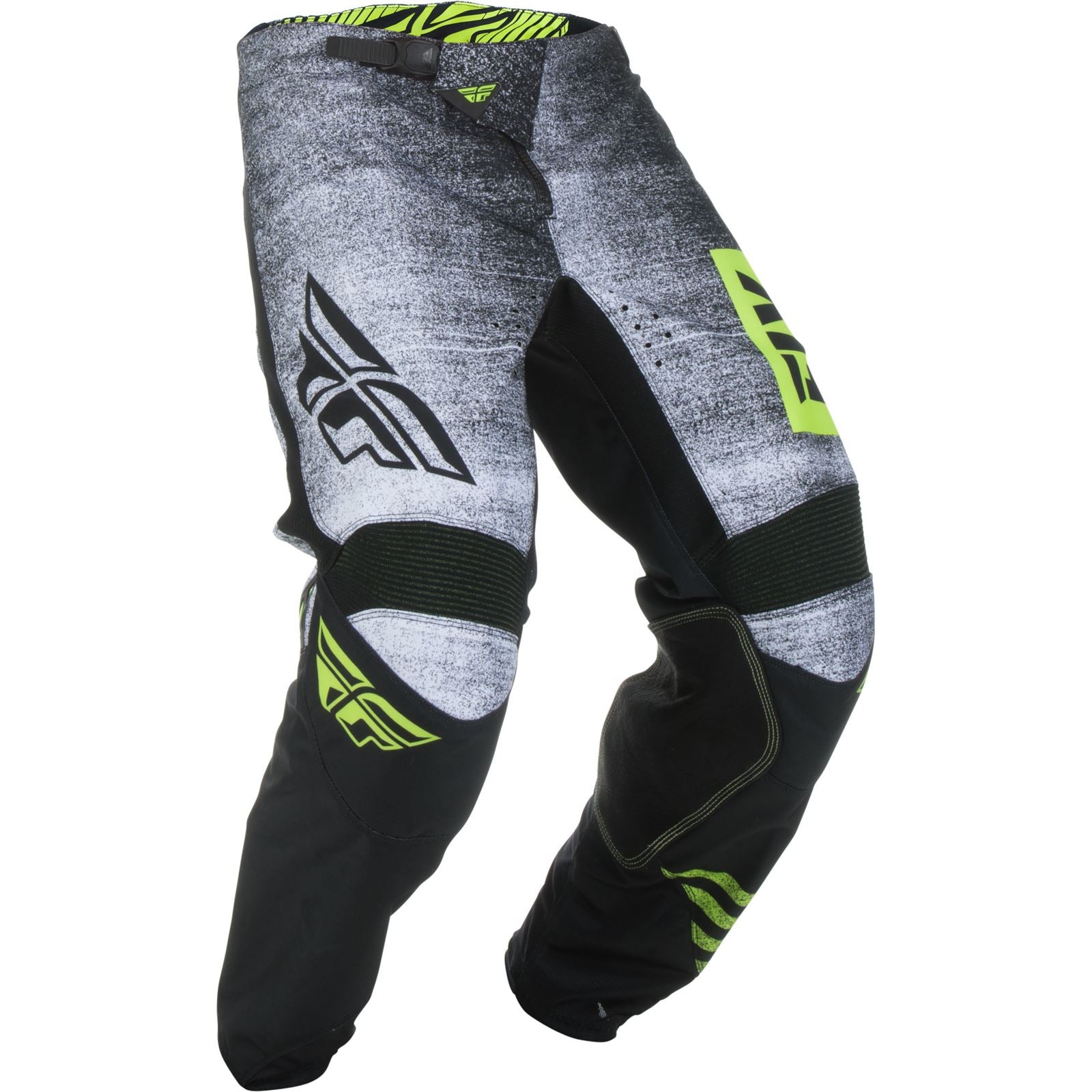 Fly Racing Kinetic Noiz Pants - Black/Hi-Vis - Size 18 CLOSEOUT [MPN: 372-53018]_1783807