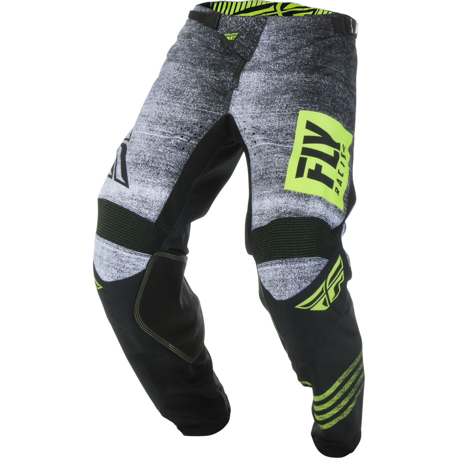 Fly Racing Kinetic Noiz Pants - Black/Hi-Vis - Size 18 CLOSEOUT [MPN: 372-53018]_1783821