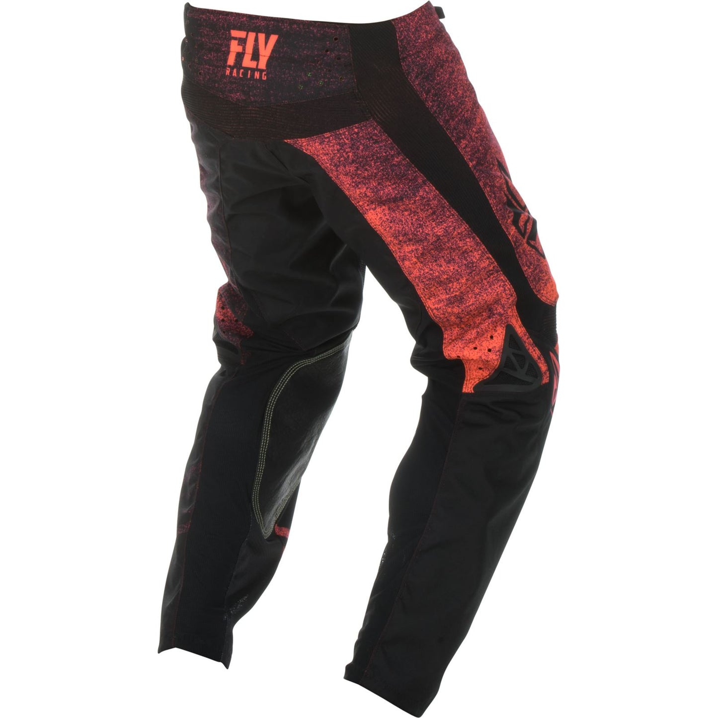 Fly Racing Kinetic Noiz Pants - Neon Red/Black - Size 28S CLOSEOUT [MPN: 372-53228S]_1783908