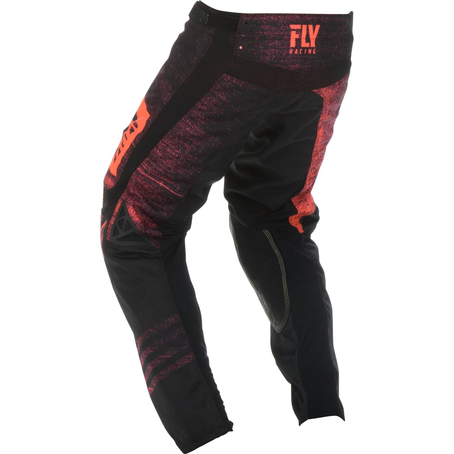 Fly Racing Kinetic Noiz Pants - Neon Red/Black - Size 28S CLOSEOUT [MPN: 372-53228S]_1783910